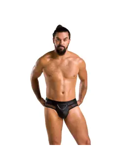 TANGA COM ABERTURA TOM PRETA PASSION