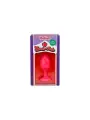 PLUG ANAL DE SILICONE COM JOIA ROSA CANDY LUST