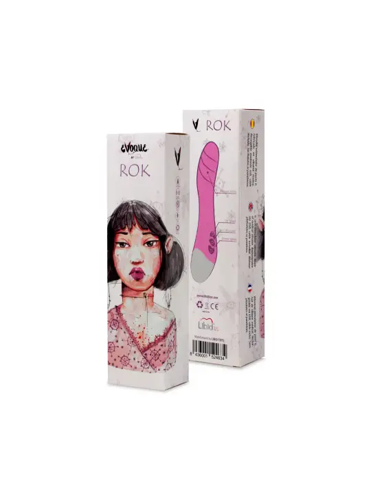 VIBRADOR ROK ROSA EVOQUE