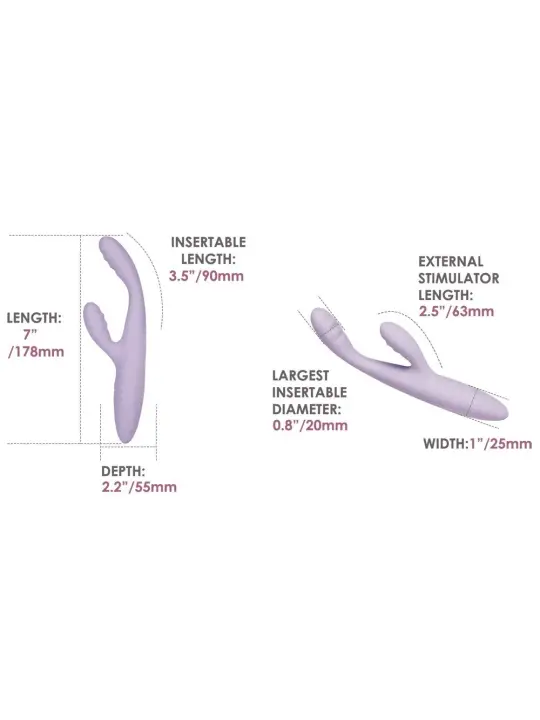 VIBRADOR CICI+ 2 LILÁS SVAKOM