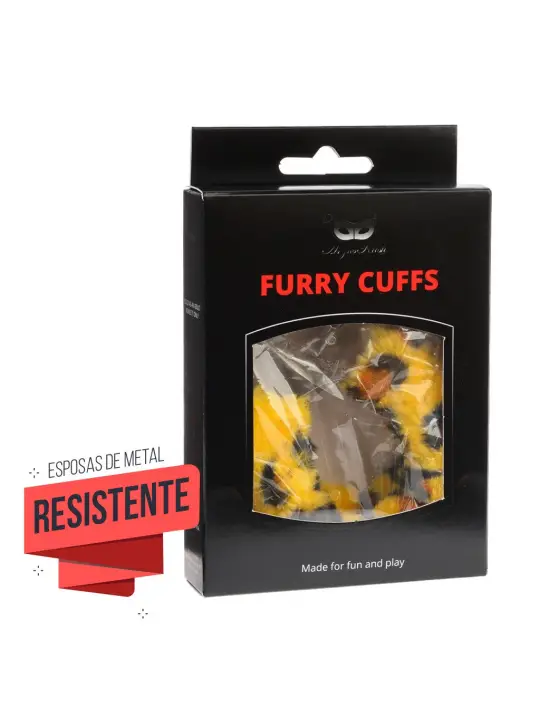 ALGEMAS COM PELÚCIA LEOPARDO ARGUS FETISH ARGUS TOYS