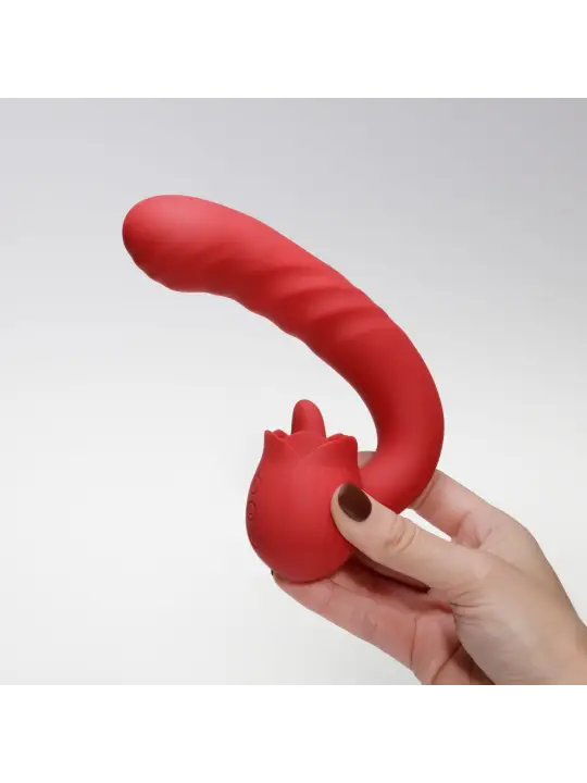 VIBRADOR EM ROSA COM IMPULSO OSIRIA CRUSHIOUS