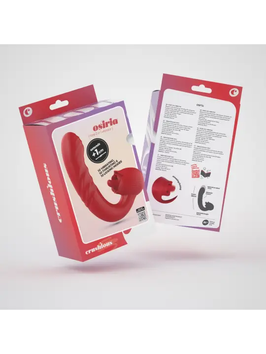 VIBRADOR EM ROSA COM IMPULSO OSIRIA CRUSHIOUS