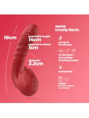 VIBRADOR EM ROSA COM IMPULSO OSIRIA CRUSHIOUS