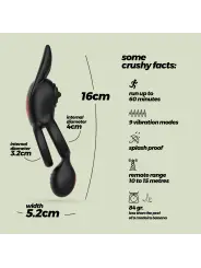 ANEL DUPLO VIBRATÓRIO COM COMANDO DINGO CRUSHIOUS