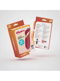 BLINDERS BALA VIBRATÓRIA RECARREGÁVEL CRUSHIOUS VERMELHA