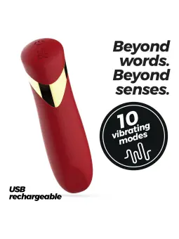 BLINDERS BALA VIBRATÓRIA RECARREGÁVEL CRUSHIOUS VERMELHA