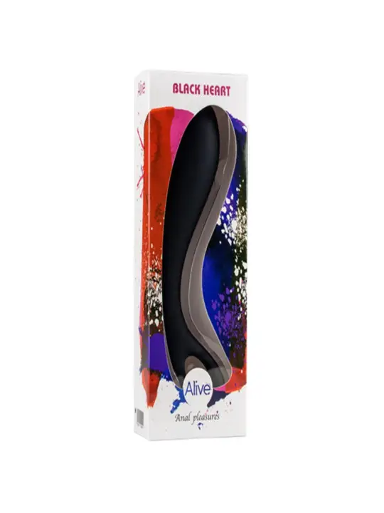 PLUG ANAL BLACK HEART ALIVE