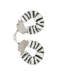 ALGEMAS COM PELÚCIA FURRY FUN ZEBRA TOYJOY