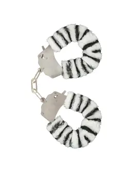 ALGEMAS COM PELÚCIA FURRY FUN ZEBRA TOYJOY