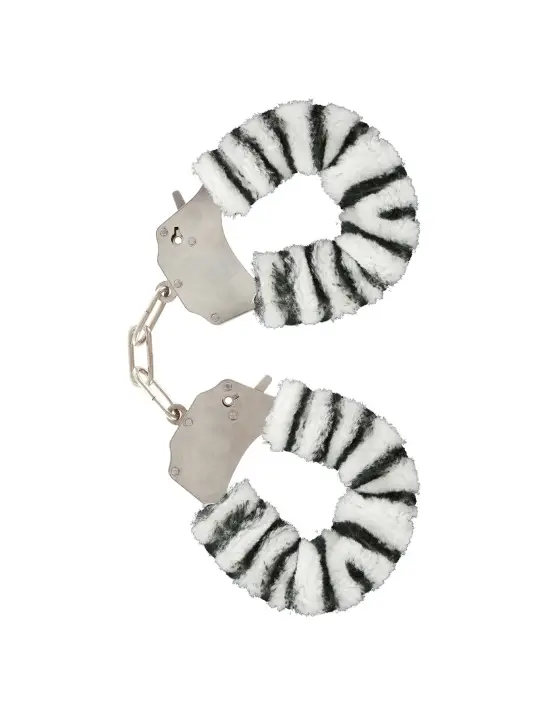 ALGEMAS COM PELÚCIA FURRY FUN ZEBRA TOYJOY