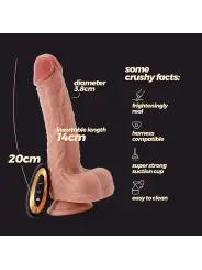 VIBRADOR DE SILICONE LÍQUIDO INVIKTUS VIBE 7,5 CRUSHIOUS PELE