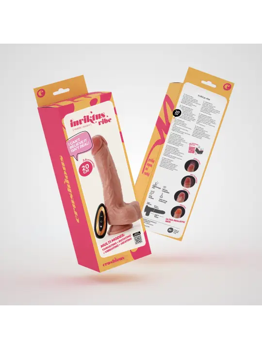 VIBRADOR DE SILICONE LÍQUIDO INVIKTUS VIBE 7,5 CRUSHIOUS PELE