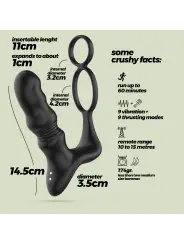 VIBRADOR DE PRÓSTATA COM COMANDO CRIXUS CRUSHIOUS