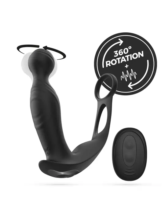 VIBRADOR DE PRÓSTATA COM COMANDO FLAMMA CRUSHIOUS