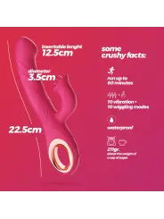 VIBRADOR RABBIT COM TORÇÃO MIRENCA CRUSHIOUS