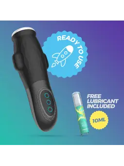 MASTURBADOR COM MANGA AMOVÍVEL, SUCÇÃO E LUBRIFICANTE GRÁTIS GARGANTUA CRUSHIOUS