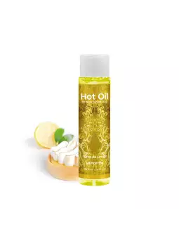 ÓLEO DE MASSAGEM COM EFEITO CALOR TARTE DE LIMÃO HOT OIL NUEI 100ML