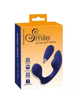 VIBRADOR ANAL DE CUECA COM COMANDO SWEET SMILE