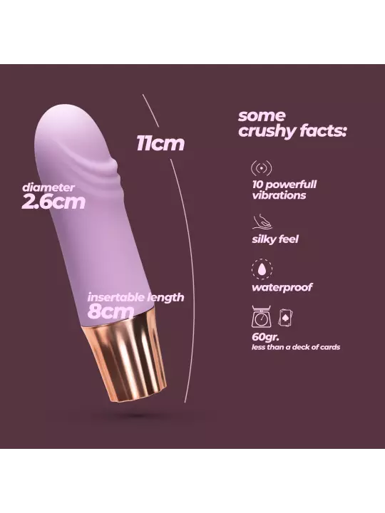 MINI VIBRADOR MELLOW WAVES LAVANDA CRUSHIOUS