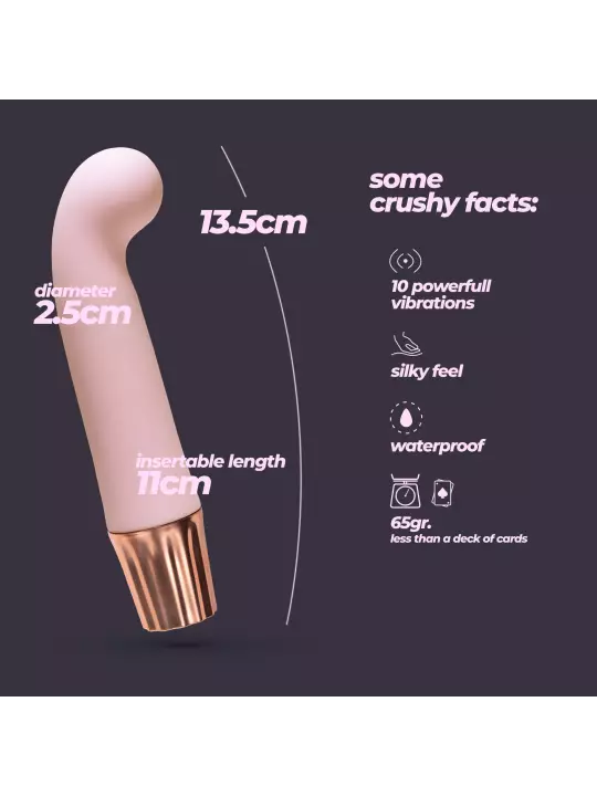 MINI VIBRADOR MELLOW GEE ROSA CRUSHIOUS