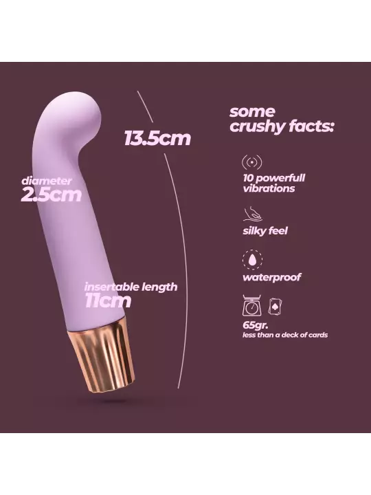 MINI VIBRADOR MELLOW GEE LAVANDA CRUSHIOUS