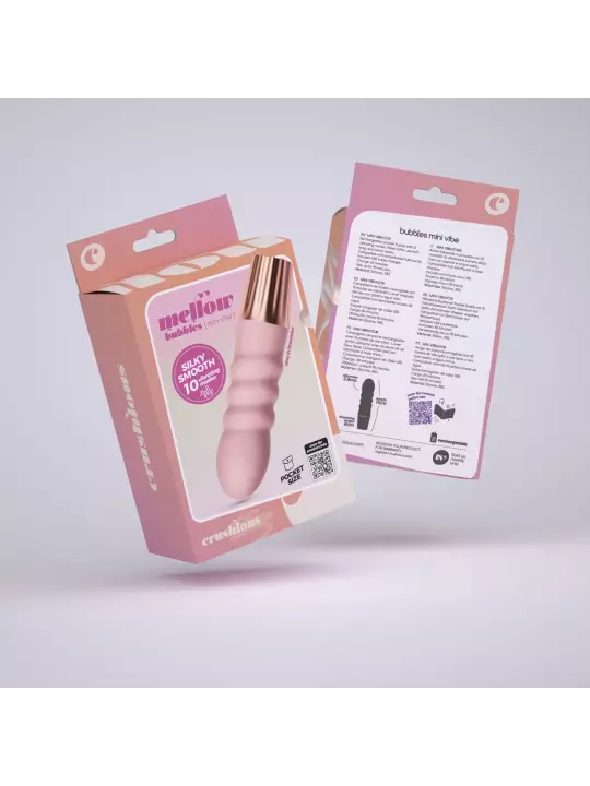 MINI VIBRADOR MELLOW BUBBLES ROSA CRUSHIOUS