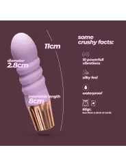 MINI VIBRADOR MELLOW BUBBLES LAVANDA CRUSHIOUS