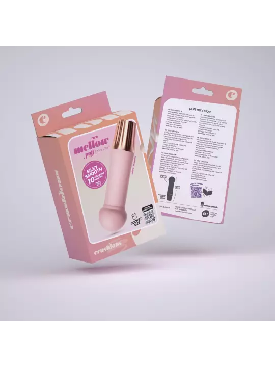 MINI VIBRADOR MELLOW PUFF ROSA CRUSHIOUS