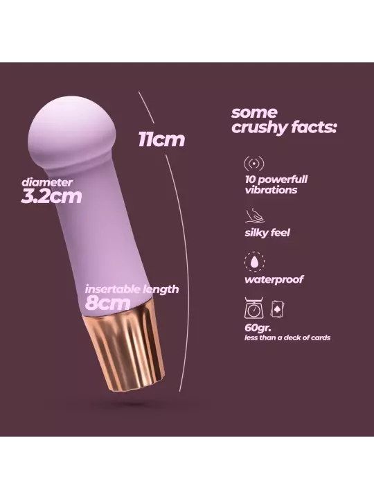 MINI VIBRADOR MELLOW PUFF LAVANDA CRUSHIOUS