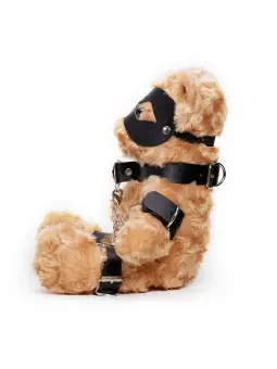 URSO DE PELÚCIA BONDAGE CRUSHITO PRETO 31CM CRUSHIOUS
