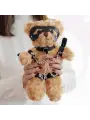 URSO DE PELÚCIA BONDAGE CRUSHITO PRETO 31CM CRUSHIOUS