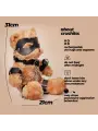URSO DE PELÚCIA BONDAGE CRUSHITO PRETO 31CM CRUSHIOUS