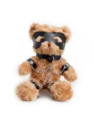 URSO DE PELÚCIA BONDAGE CRUSHITO PRETO 31CM CRUSHIOUS