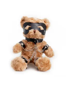 URSO DE PELÚCIA BONDAGE CRUSHITO PRETO 31CM CRUSHIOUS