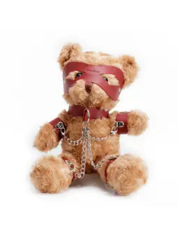 URSO DE PELÚCIA BONDAGE CRUSHITO VERMELHO 31CM CRUSHIOUS