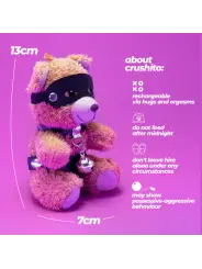 PORTA CHAVES URSO CRUSHITO COM GUIZO CRUSHIOUS