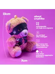 PORTA CHAVES URSO CRUSHITO COM ARNÊS CRUSHIOUS