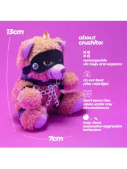 PORTA CHAVES URSO CRUSHITO COM CORRENTES CRUSHIOUS