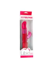 VIBRADOR DEEP DOLPHIN VERMELHO LIBID TOYS