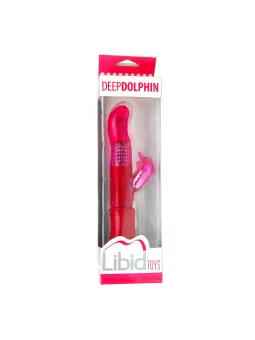 VIBRADOR DEEP DOLPHIN VERMELHO LIBID TOYS