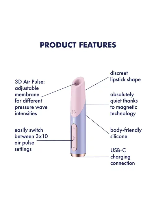 ESTIMULADOR BOLD KISS SATISFYER