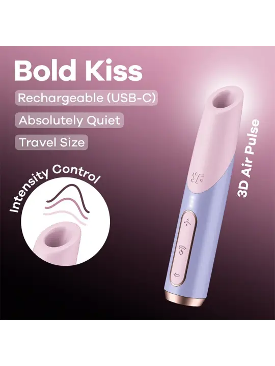 ESTIMULADOR BOLD KISS SATISFYER