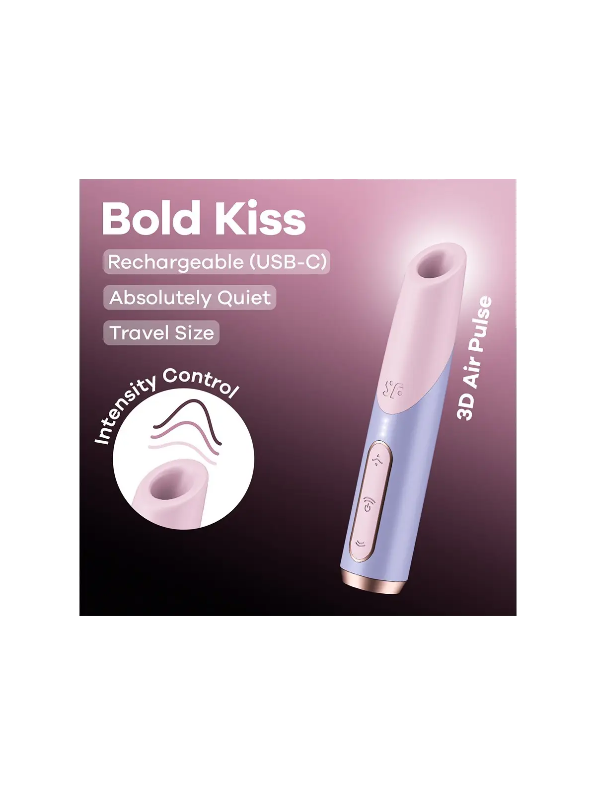 ESTIMULADOR BOLD KISS SATISFYER