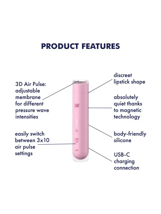 ESTIMULADOR FIRST KISS SATISFYER