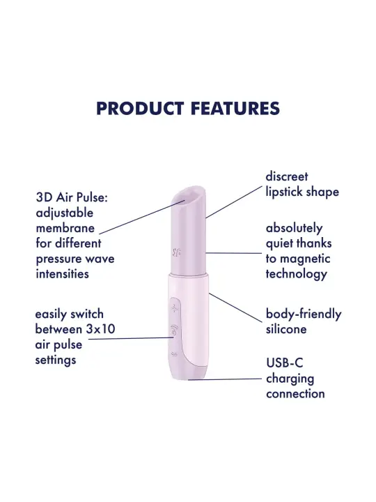 ESTIMULADOR SECRET KISS SATISFYER