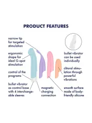CONJUNTO DE VIBRADORES PLAYFUL FOUR SATISFYER