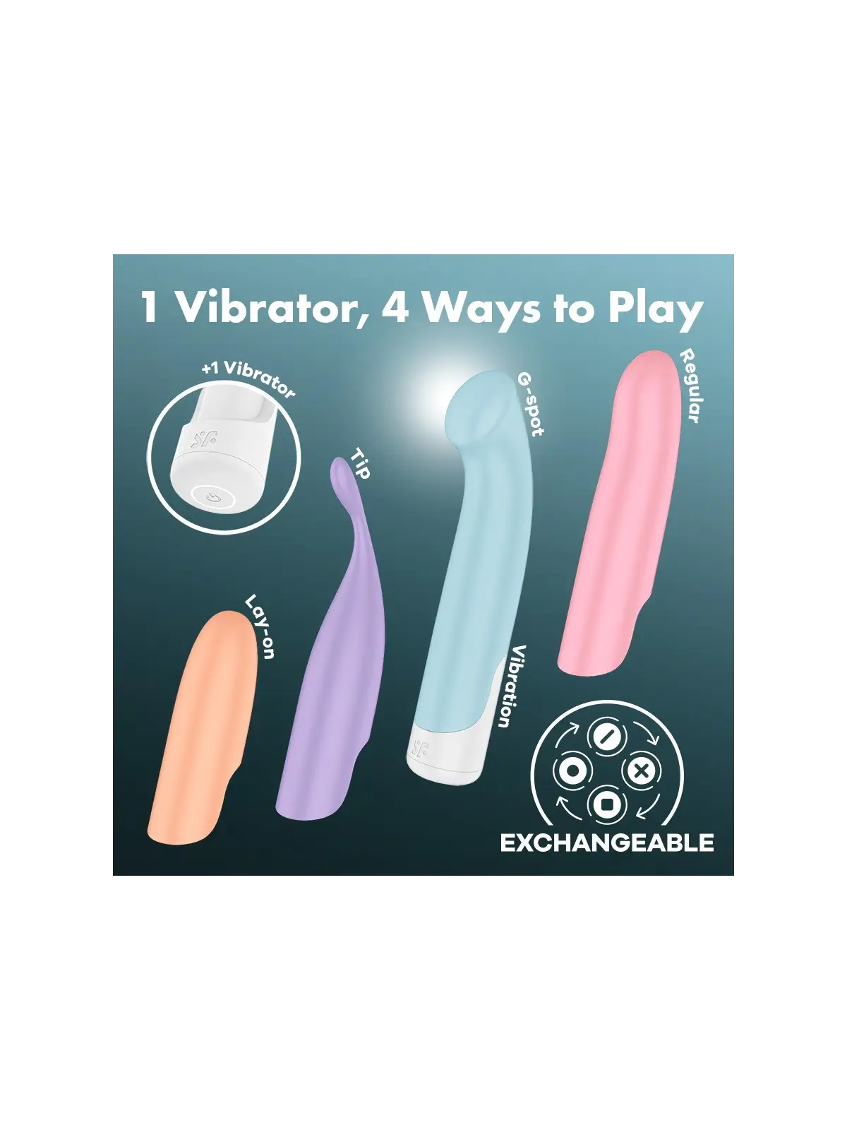CONJUNTO DE VIBRADORES PLAYFUL FOUR SATISFYER