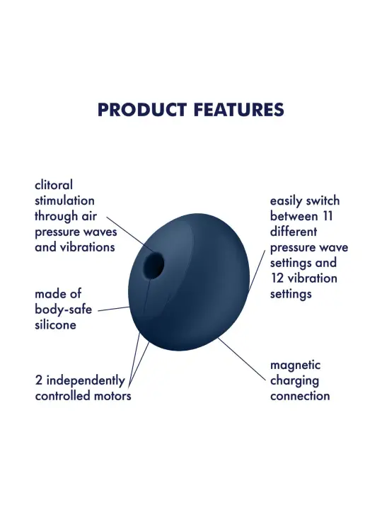 ESTIMULADOR AIR POWER 4 AZUL SATISFYER