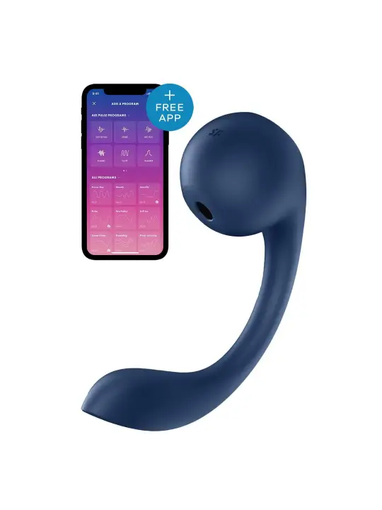 ESTIMULADOR PRO+ WAVE 4 CONNECT APP AZUL SATISFYER ESTIMULADOR PRO+ WAVE 4 CONNECT APP AZUL SATISFYER